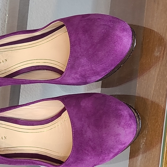 Cole Haan purple suede pumps size 8.5 💜 - Picture 6 of 14